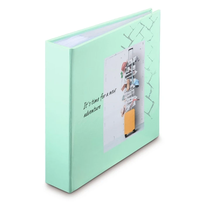 HAMA Jumbo Photo Album "Journey" 10x15 cm Green - Holds 200 Photos (22.5 x 22 cm)