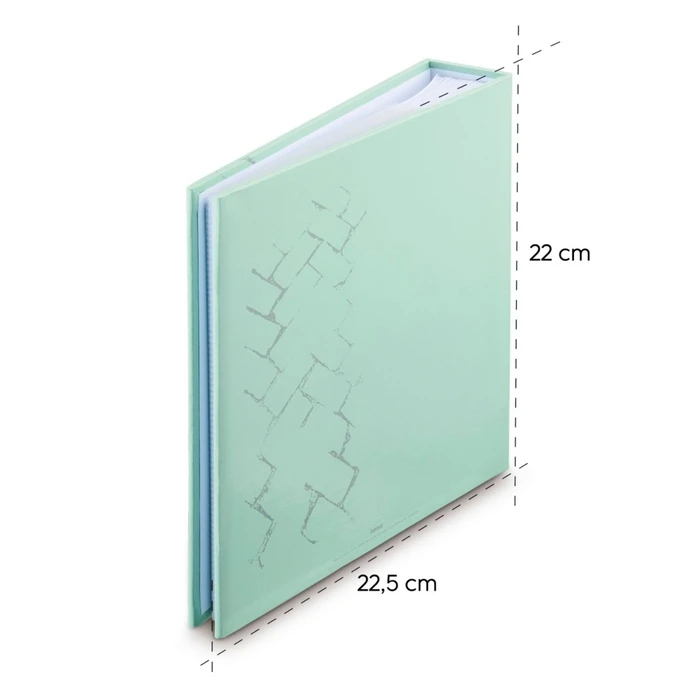 HAMA Jumbo Photo Album "Journey" 10x15 cm Green - Holds 200 Photos (22.5 x 22 cm)