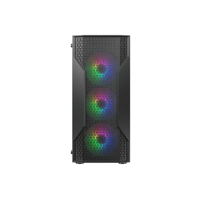 Κουτί Υπολογιστή Cougar MX110 Mesh-G RGB Tempered Glass Middle ATX Black (4x120mm RGB)