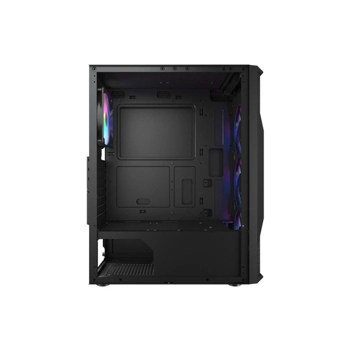 Κουτί Υπολογιστή Cougar MX110 Mesh-G RGB Tempered Glass Middle ATX Black (4x120mm RGB)