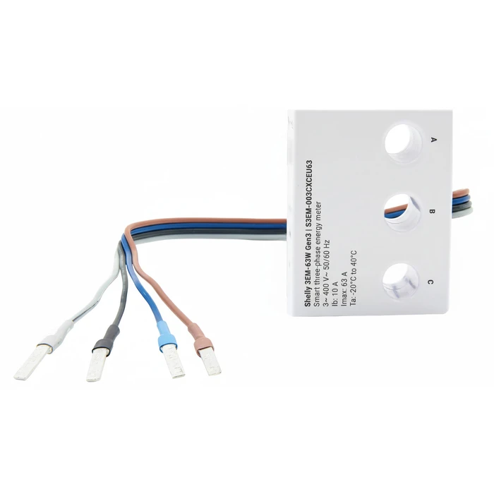 Όργανο Μέτρησης Πίνακα Shelly relay "3EM-63W Gen3" electricity meter