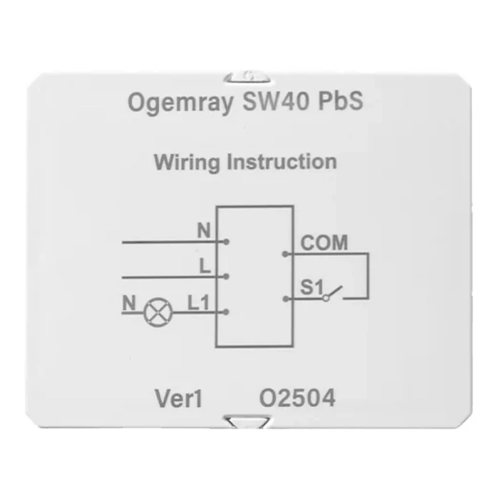 Ενδιάμεσος Διακόπτης Shelly Plug & Play "PbS Ogemray Smart Relay 25A" WLAN Lan BT