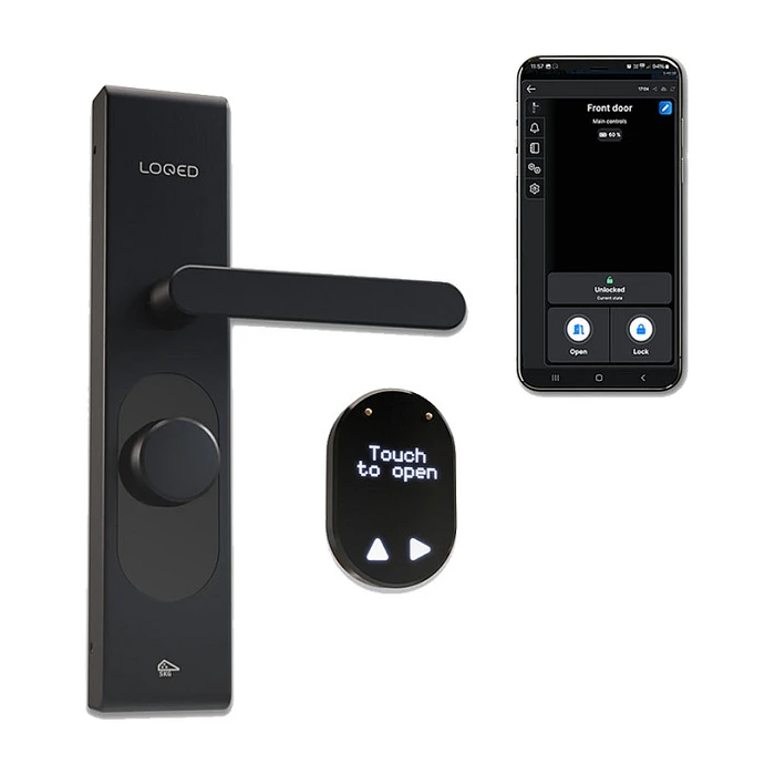 Ηλεκτρονική Κλειδαριά Shelly Plug & Play "LOQED Touch Black" Smart Door Lock
