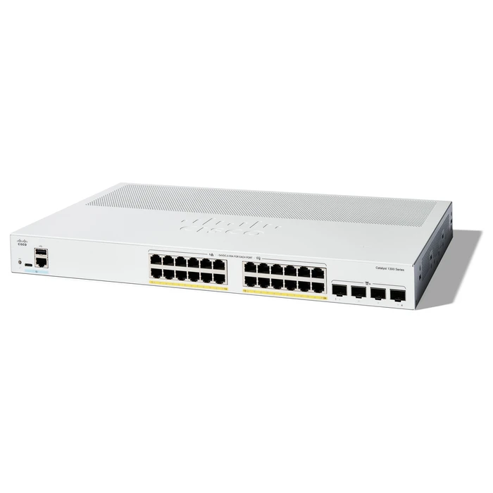 Network Switch Cisco GSwitch 24+4P Catalyst 1300-24P-4Xm RM PoE+