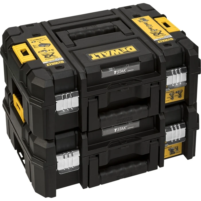 DEWALT DCK368P3T Cordless Tool Kit (DCD796 Drill, DCF887 Impact Driver, DCH273 Rotary Hammer) 18V Brushless with 3 x 5Ah Batteries and TSTAK Boxes