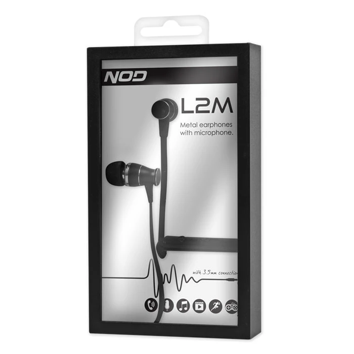Handsfree Ακουστικά Nod L2M Black METAL