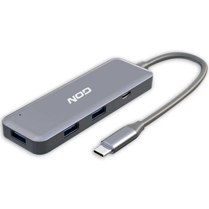 USB Hub Nod HYBRID METAL USB-C ALUMINUM