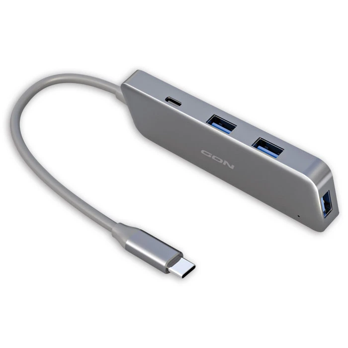 USB Hub Nod HYBRID METAL USB-C ALUMINUM