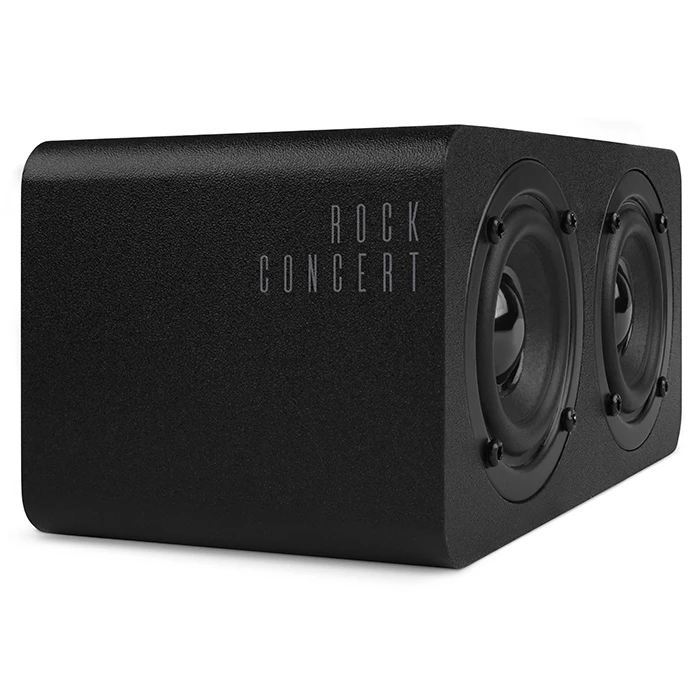 Ξύλινο Φορητό Bluetooth Ηχείο Nod Σε Total Black Χρώμα, 10W