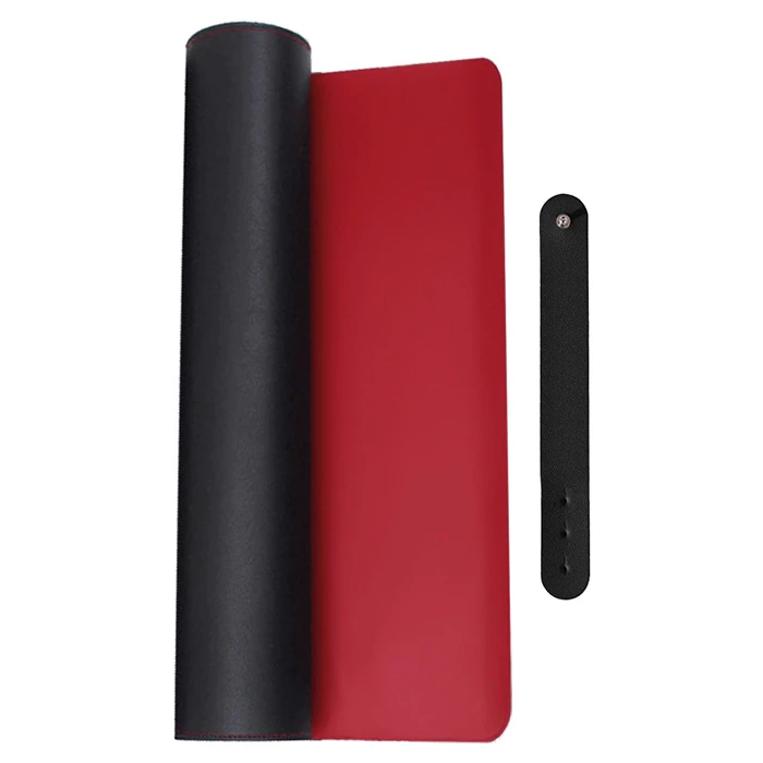 Mousepad Xl Δερμάτινο Nod Status Xl Black-Red 800x350x1.8mm