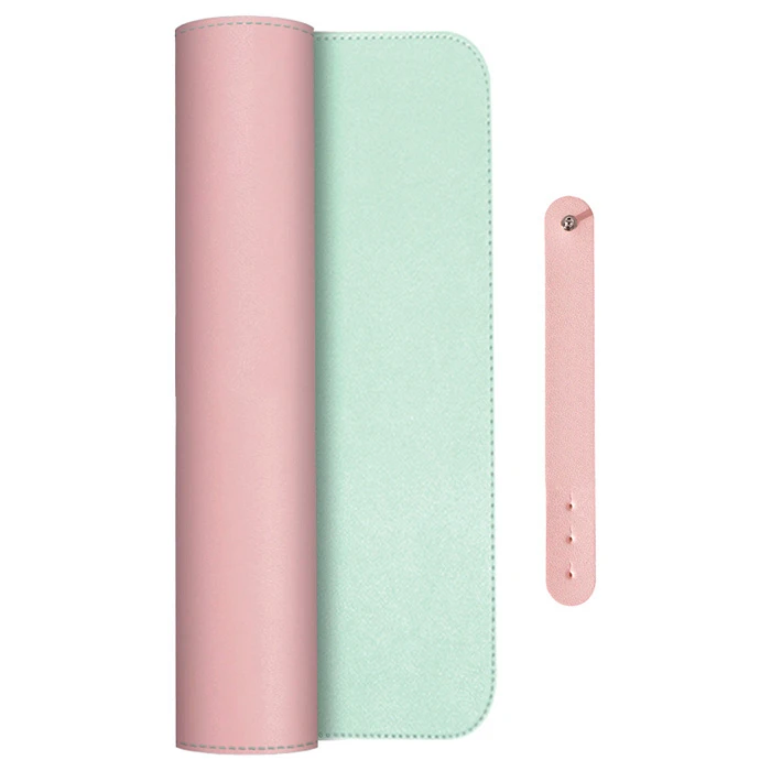 Mousepad Xl Δερμάτινο Nod Status Xl Pink-Mint Green 800x350x1.8mm