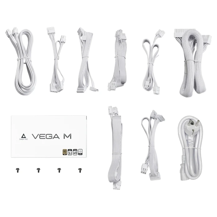 Τροφοδοτικό 850W Chieftec VEGAm White 80Plus Gold