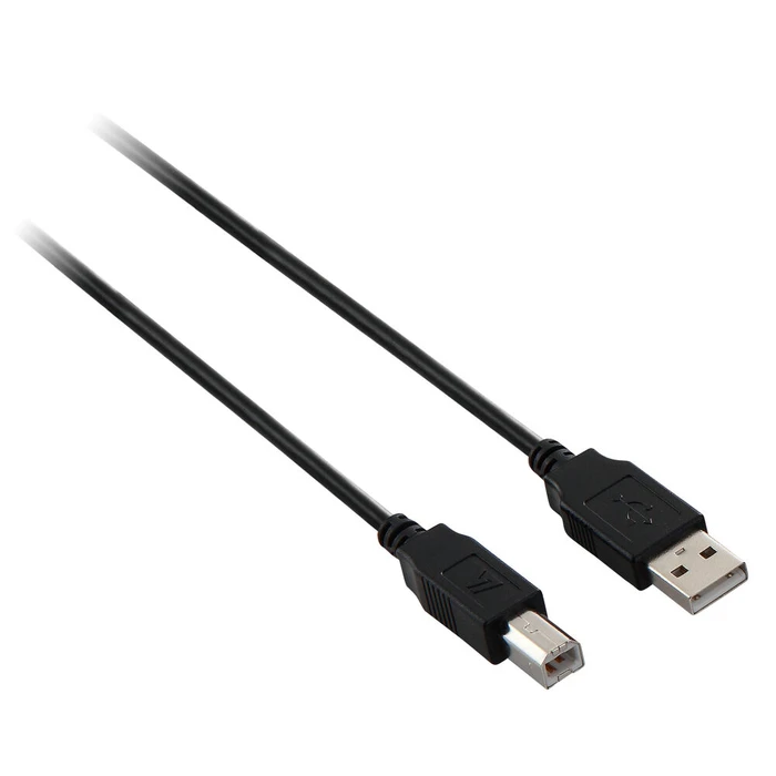Καλώδιο Micro USB V7 V7E2USB2AB-03M USB A USB B Μαύρο