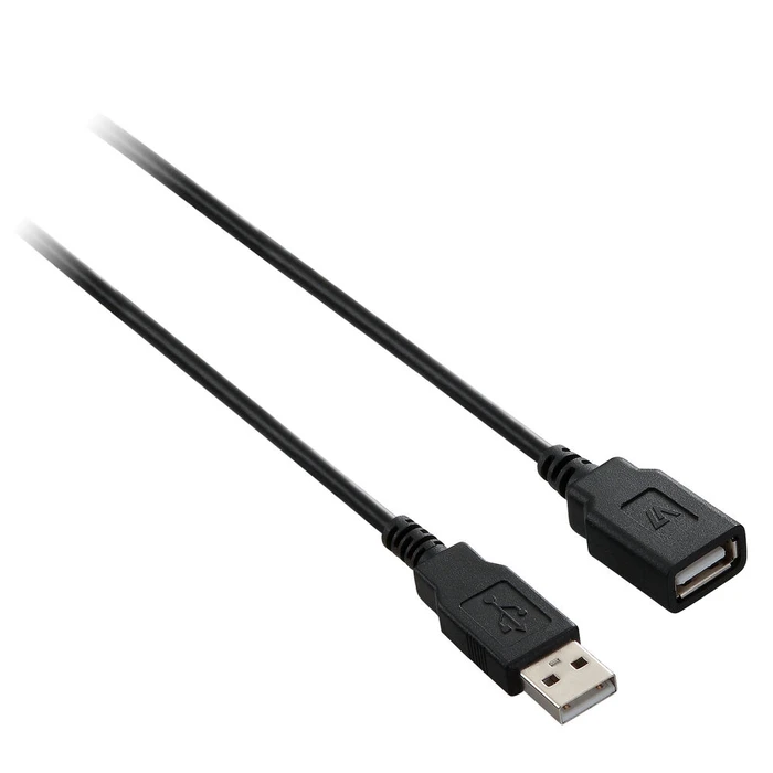 Καλώδιο USB V7 V7E2USB2EXT-1.8M USB A Μαύρο