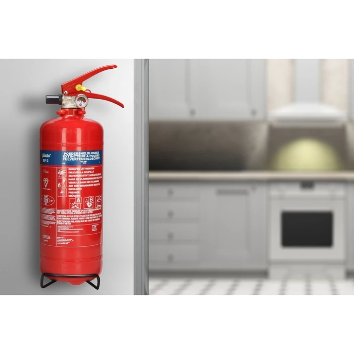 Alecto Portable Dry Powder Fire Extinguisher 2kg BP-2