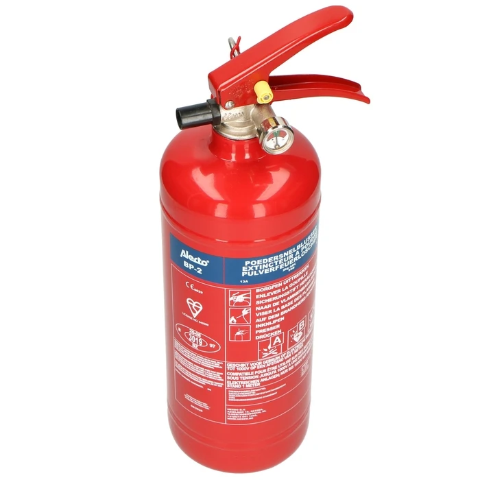 Alecto Portable Dry Powder Fire Extinguisher 2kg BP-2
