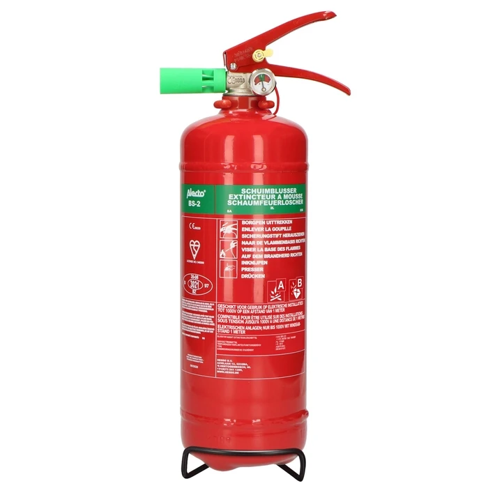 Alecto Portable Foam Fire Extinguisher 2L BS-2