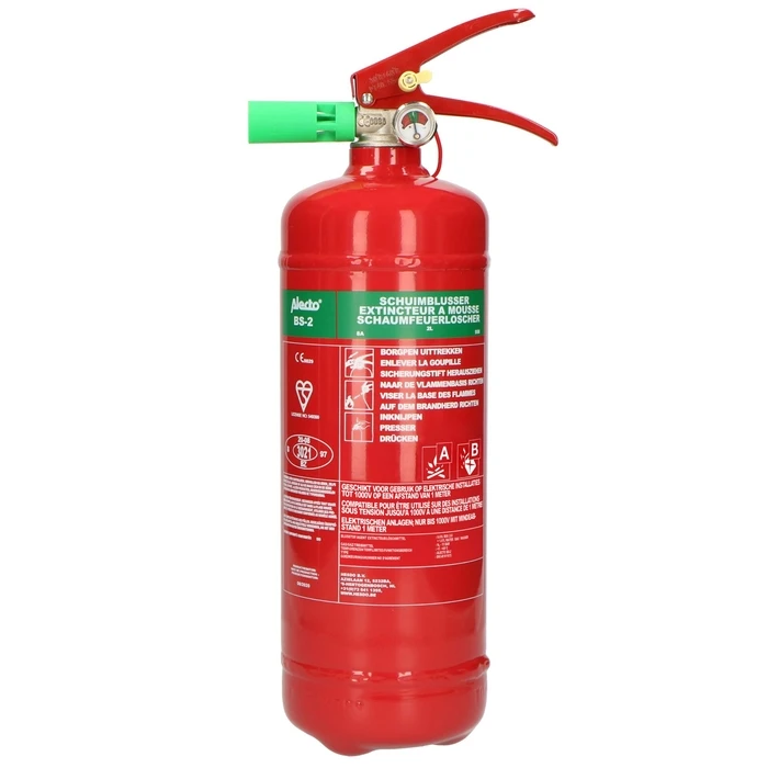 Alecto Portable Foam Fire Extinguisher 2L BS-2