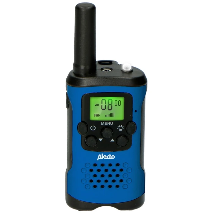 Alecto Baby FR-175BW Walkie Talkie with Monochrome Screen Set of 2 - Blue