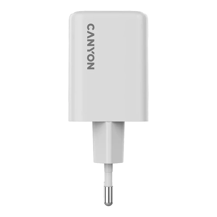 Φορτιστής Πρίζας Canyon Charger CU45CC GaN 45W 2xPD EU White