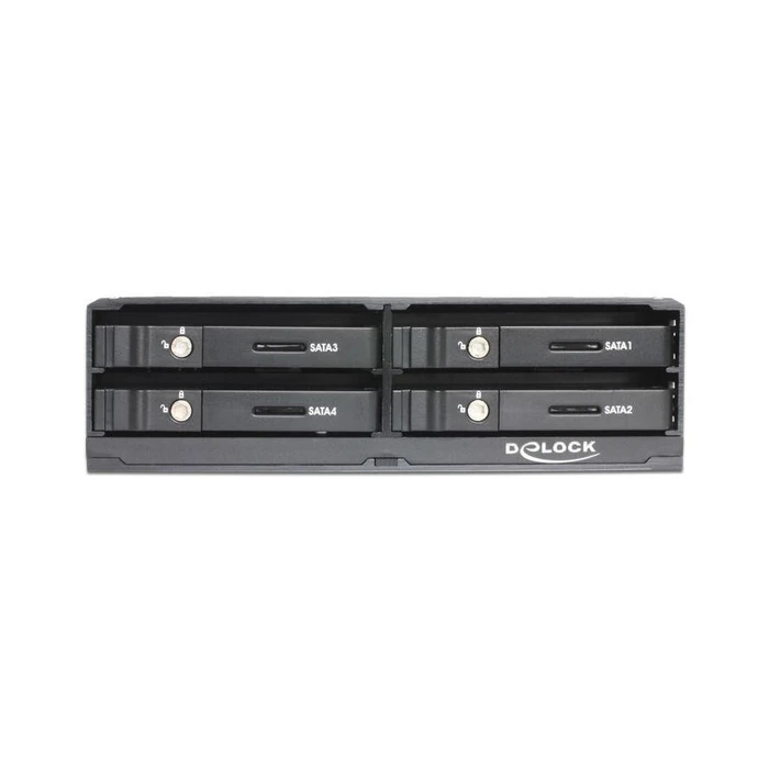 Πλαίσιο Για Σκληρούς Δίσκους Delock 4x 2,5" Sata HDD in 5,25" Schacht