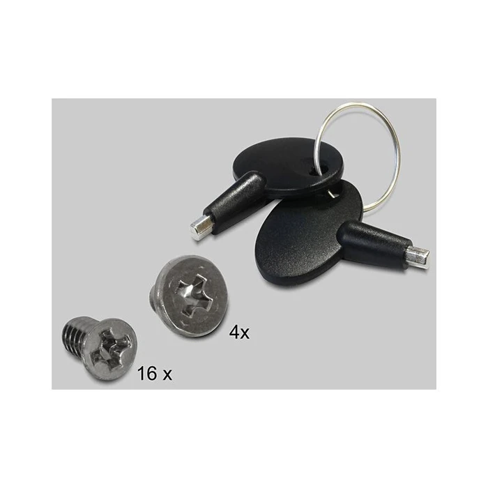 Πλαίσιο Για Σκληρούς Δίσκους Delock 4x 2,5" Sata HDD in 5,25" Schacht