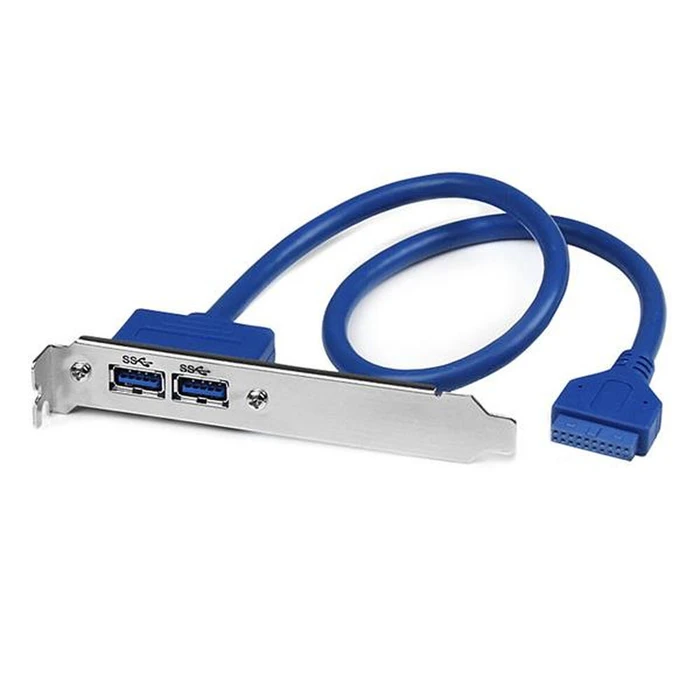 Καλώδιο USB Startech USB3SPLATE IDC Μπλε