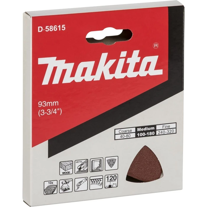 Makita Delta Sanding Sheet K120 D-58615