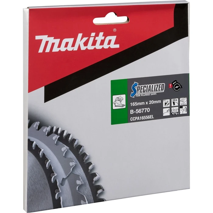 Makita SPECIALIZED Saw Blade 165x20mm 56T (B-56770)