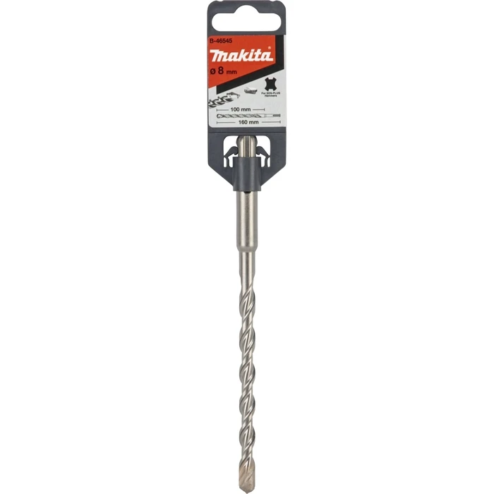 Makita Carbide Drill Bit SDS Plus 8x160mm (B-46545)
