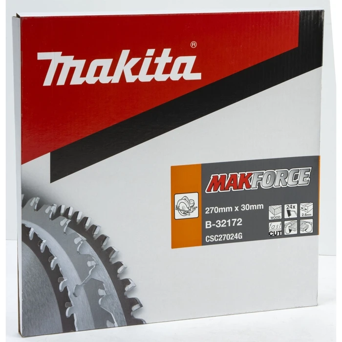 Makita Makforce Wood Cutting Saw Blade 270 mm B-32172