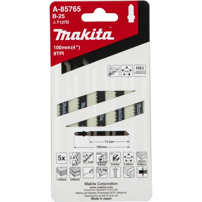 Makita B25 Blades for Metal and Wood 75mm 5pcs