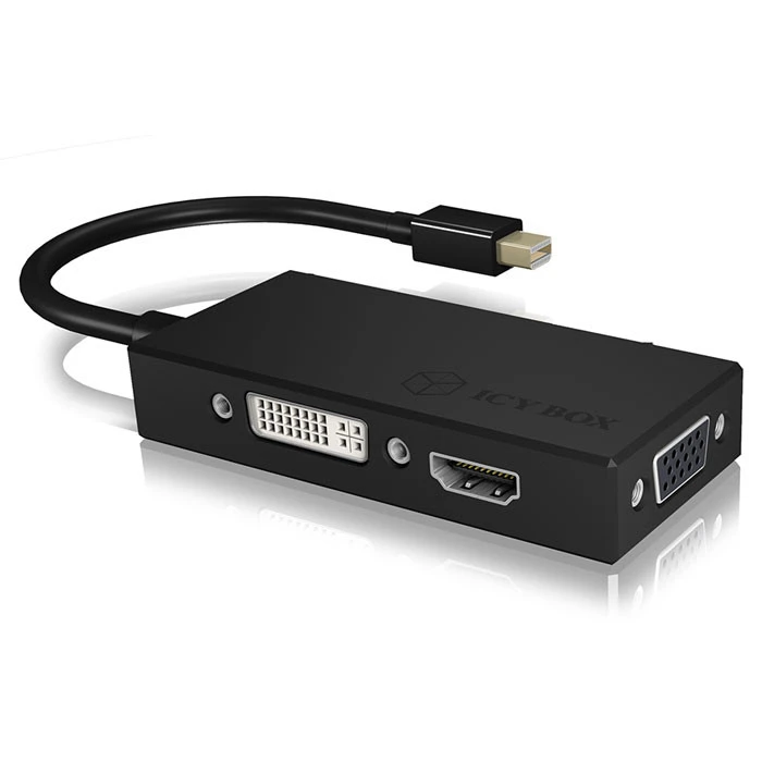 Μετατροπέας Display Port Icy Box IB-AC1032 Σε HDMI/ DVI-D/VGA /60234