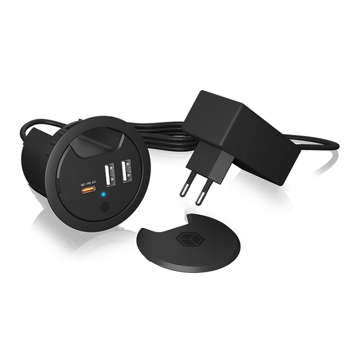 USB Hub Icy Box USB με Power Delivery 3.0 και Quick Charge 4.0