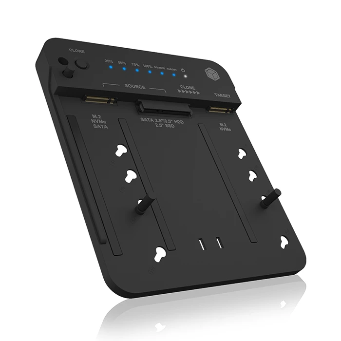 Docking Station Icy Box για σκληρούς δίσκους 1x HDD/SSD 2.5" & 3,5" και 2x M.2 NVMe με USB 3.2