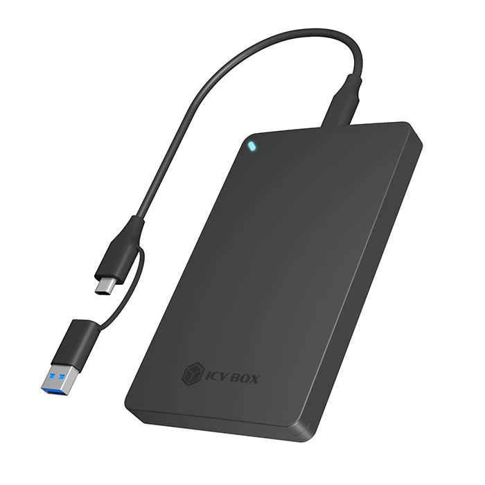 Εξωτερική Θήκη Για Σκληρούς Δίσκους Hdd/Ssd 2.5" Sata Icy Box Ib-201t-Cu31 Με Σύνδεση Usb 3.2 Gen 2x1 Type-C