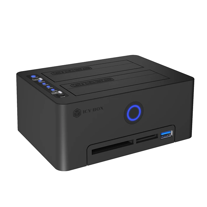 Clone Station Για Σκληρούς Δίσκους Sata Hdd/Ssd 2.5" & 3.5" Icy Box Ib-1233cl-Cr 
