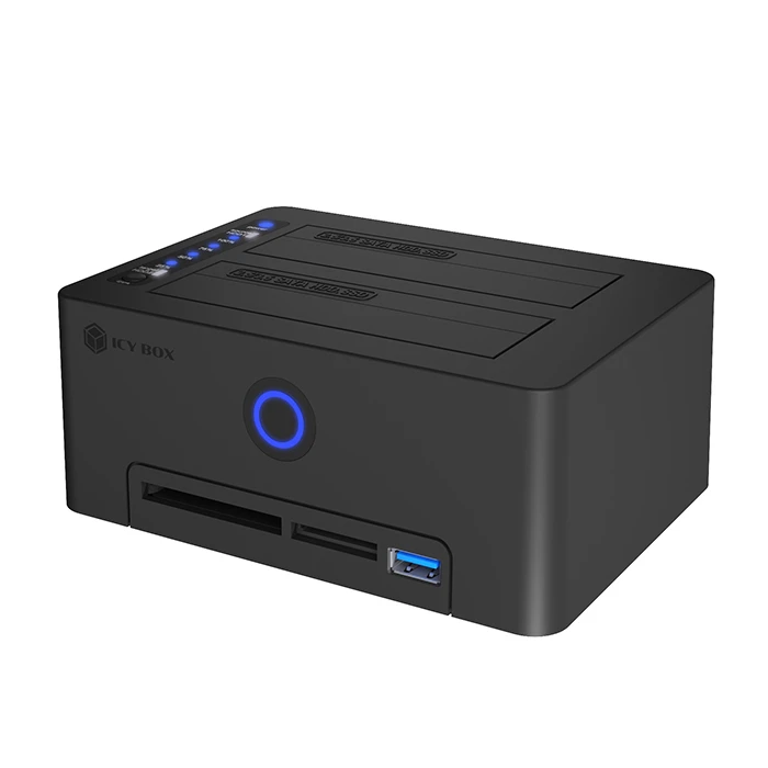 Clone Station Για Σκληρούς Δίσκους Sata Hdd/Ssd 2.5" & 3.5" Icy Box Ib-1233cl-Cr 