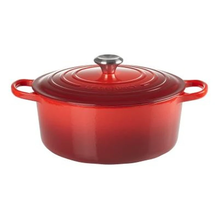 Le Creuset Signature Round Roaster 28 cm - Cherry Red (21177280602430)