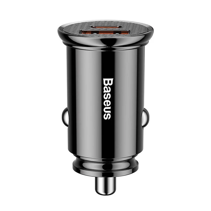 Φορτιστής Αυτοκινήτου Baseus Circular PD QC4.0+ 5A 30W (black)