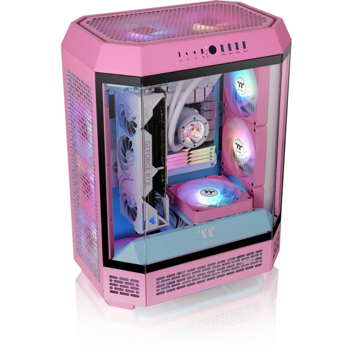 Thermaltake The Tower 600 Bubble Pink - Midi Tower κουτί υπολογιστή