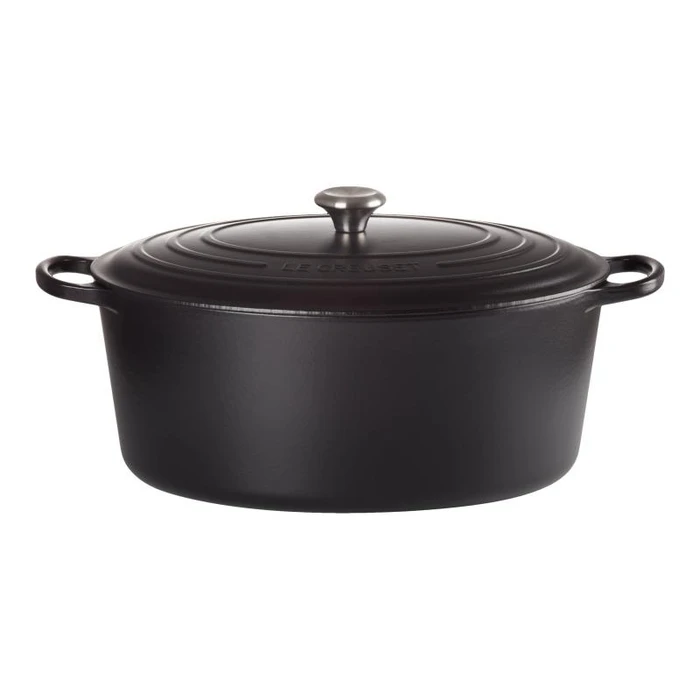 Le Creuset Signature Oval Roaster 40 cm Black (Schwarz)
