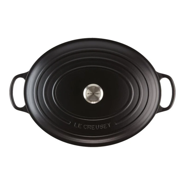 Le Creuset Signature Oval Roaster 40 cm Black (Schwarz)
