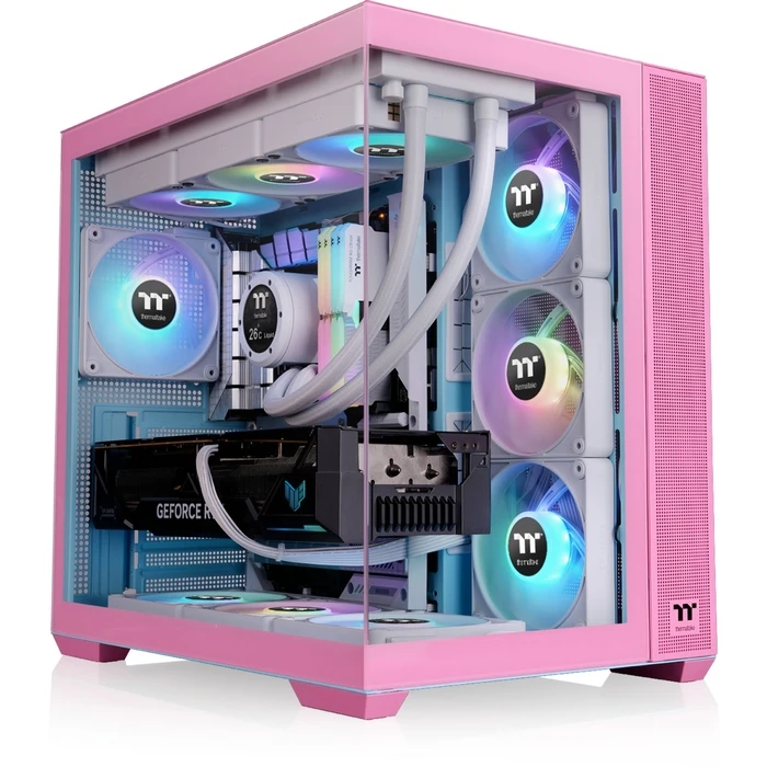 Thermaltake View 380 TG ARGB Bubble Pink Mid Tower Chassis