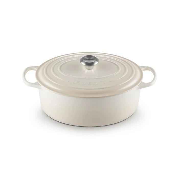 Le Creuset Signature Oval Roaster 31 cm - Meringue