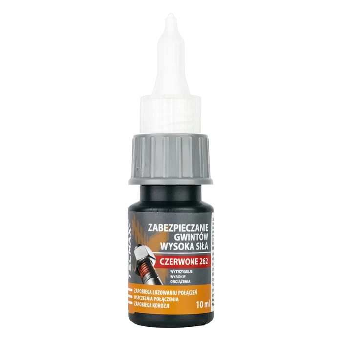 Tecmaxx Κόλλα Threadlock 14-036, Υψηλής Αντοχής, 10ml, Κόκκινη