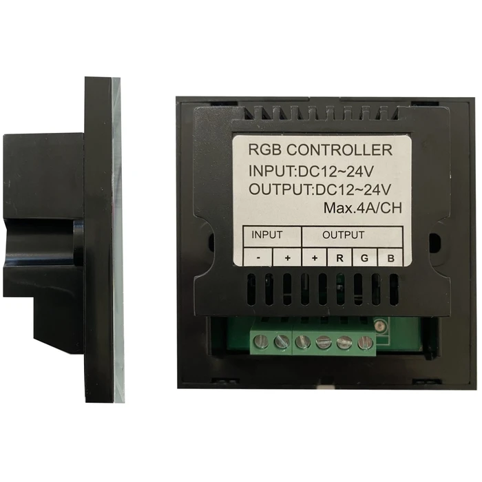 Ελεγκτής LED Avide 12V 144W RGB Τηλεχειριστήριο Αφής ʼσπρο