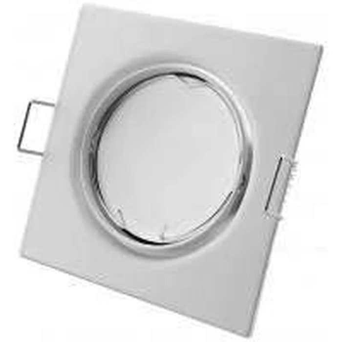 Χωνευτό Σποτ Avide GU10 Πλαίσιο Τετράγωνο Σαγρέ ʼσπρο