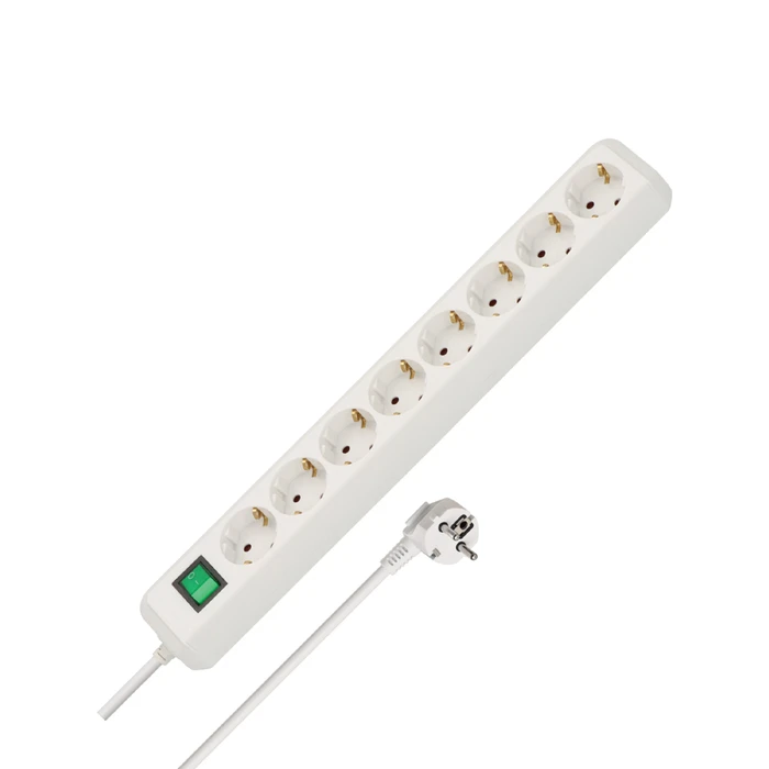 Brennenstuhl 8-way Power Strip with Switch 3m (1159320028) White