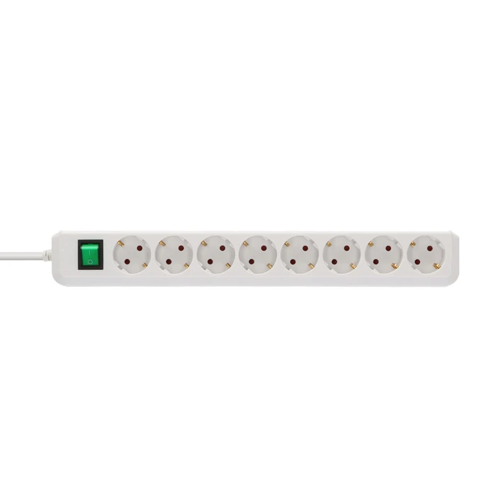 Brennenstuhl 8-way Power Strip with Switch 3m (1159320028) White